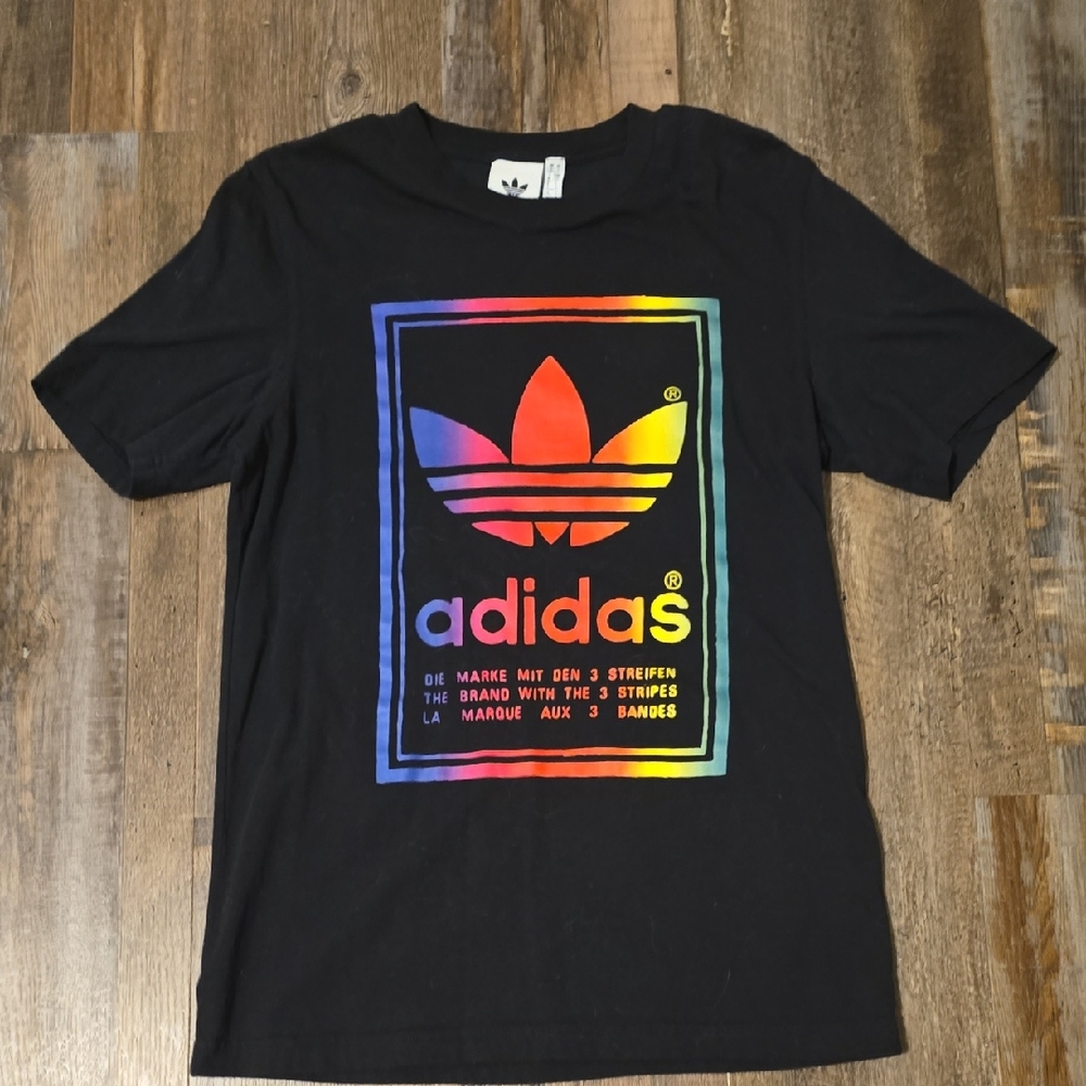 Adidas Black Crew Neck Tee
